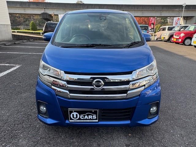 デイズ ハイウェイスター　Ｘ　ナビ＆ＴＶ／後期モデル／エマージェンシーブレーキ／純正アルミ／ＨＩＤヘッドライト／フォグライト／プッシュスタート／スマートキー／ステアリングスイッチ／オートエアコン／アイドリングストップ（2枚目）