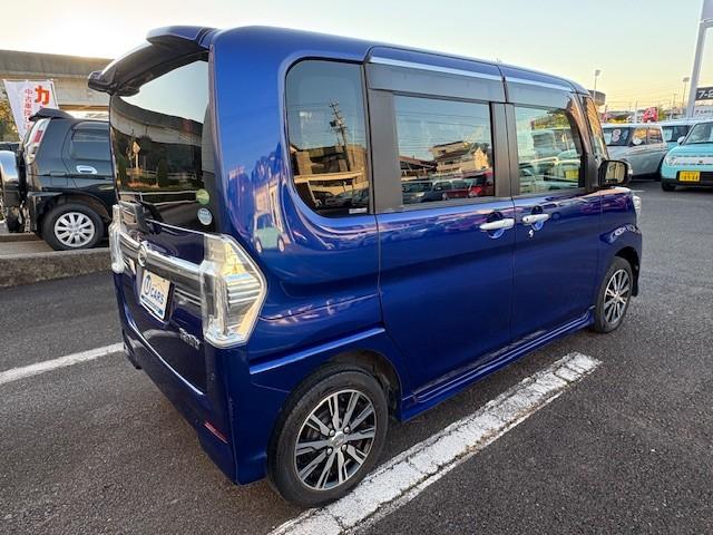 タント カスタムX トップエディションSAII ETC/バックカメラ/純正ナビ/パワースライド/スマートキー×2/半革調シート/プッシュスタートLEDライト/衝突軽減ブレーキ/純正アルミ/オートエアコン/アイドリングストップ(10枚目)