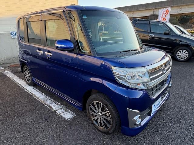 タント カスタムX トップエディションSAII ETC/バックカメラ/純正ナビ/パワースライド/スマートキー×2/半革調シート/プッシュスタートLEDライト/衝突軽減ブレーキ/純正アルミ/オートエアコン/アイドリングストップ(12枚目)