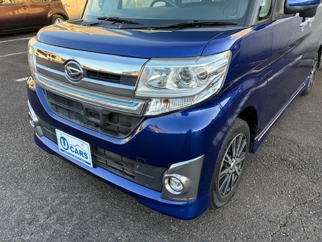 タント カスタムX トップエディションSAII ETC/バックカメラ/純正ナビ/パワースライド/スマートキー×2/半革調シート/プッシュスタートLEDライト/衝突軽減ブレーキ/純正アルミ/オートエアコン/アイドリングストップ(15枚目)