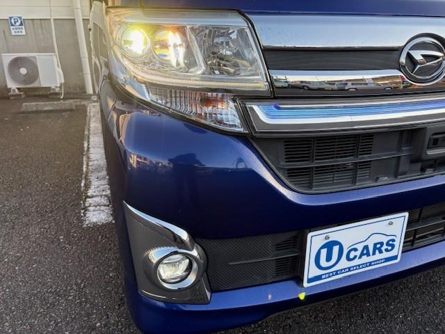 タント カスタムX トップエディションSAII ETC/バックカメラ/純正ナビ/パワースライド/スマートキー×2/半革調シート/プッシュスタートLEDライト/衝突軽減ブレーキ/純正アルミ/オートエアコン/アイドリングストップ(16枚目)