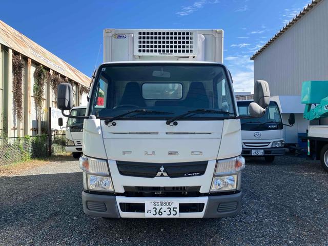 キャンター 中温冷凍車ー5C°東プレ荷台箱 サーモキング冷凍機 レンタアップ 左開口部サイズW820H1620 リア観音開きサイズW1750H1790(2枚目)