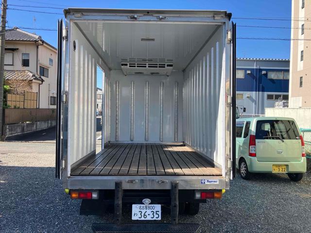 キャンター 中温冷凍車ー5C°東プレ荷台箱 サーモキング冷凍機 レンタアップ 左開口部サイズW820H1620 リア観音開きサイズW1750H1790(15枚目)