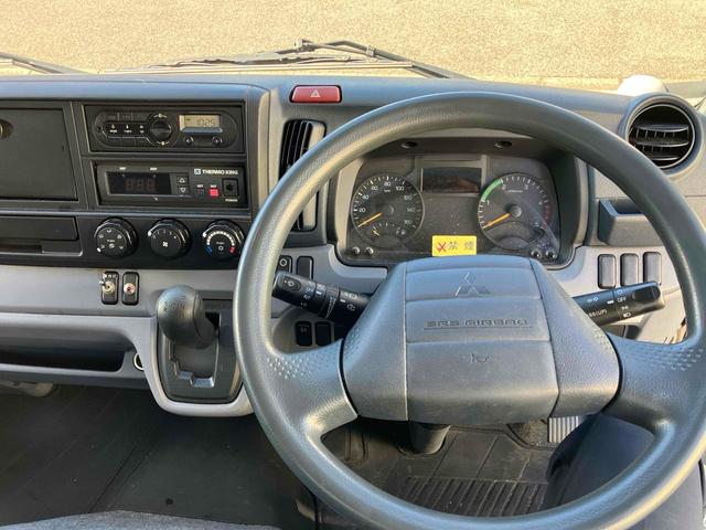 キャンター 中温冷凍車ー5C°東プレ荷台箱 サーモキング冷凍機 レンタアップ 左開口部サイズW820H1620 リア観音開きサイズW1750H1790(32枚目)