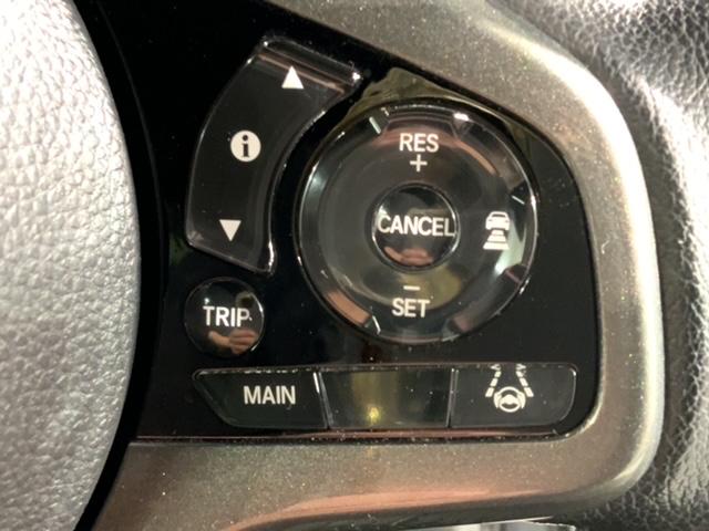 クルーズコントロールを装備しています。高速道路などで一定の速度で走ってくれるので運転が楽ですよ！速度を設定できますので、スピードの出しすぎにも注意できます。