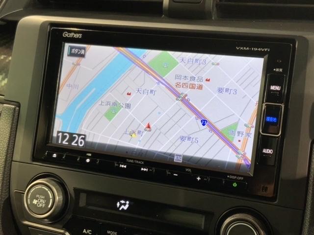 シビック ハッチバック　禁煙　１オ－ナ－　最長５年保証　ナビＶＸＭ－１９４ＶＦｉ　フルセグ　Ｒカメラ　ＢＴａｕｄｉｏ　ＤＶＤ　ＥＴＣ　ＬＥＤライト　　シ－トヒ－タ－　クルコン　アルミ　スマ－トキ－　サイドエアバッグ（6枚目）