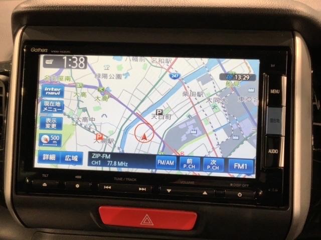 Ｎ－ＢＯＸカスタム Ｇ・Ｌパッケージ　いまコレ＋新品マット付　あんしんＰＫＧ　１年保証　ワンオ－ナ－　ナビＶＸＭ－１５２ＶＦｉ　ＴＶ　Ｒカメラ　ＣＤ録音　ＢＴオ－ディオ　ＤＶＤ　シ－トヒ－タ－　ＨＩＤ　両側電動ドア　ＶＳＡ　アルミ　ＡＡＣ（6枚目）