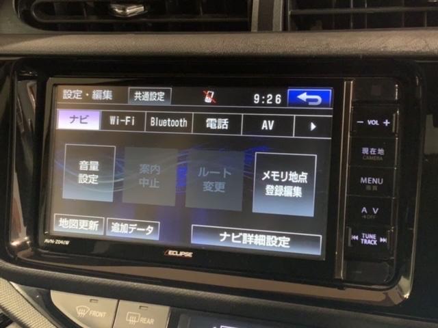 アクア G 1年保証 ナビ TV Rカメラ BTオ-ディオ DVD ETC 横滑り防止 シ-トヒ-タ- クルコン スマ-トキ- スペアキー 盗難防止装置 整備記録簿 ドアバイザ- AAC Wエアバッグ 地デジ(40枚目)