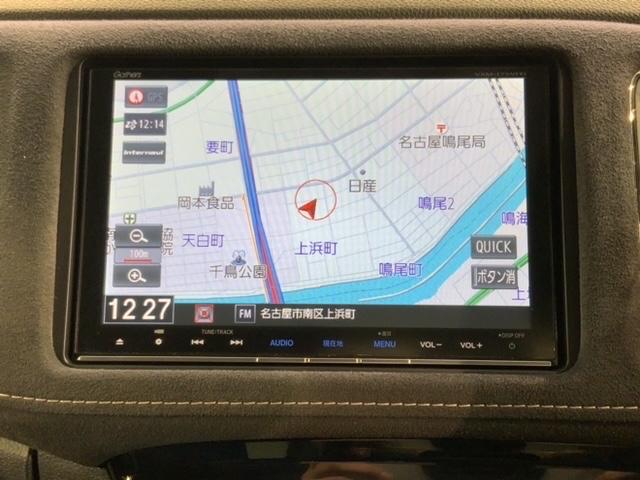 ヴェゼル ハイブリッドＲＳ・ホンダセンシング　１年保証　ワンオーナー　ナビＶＸＭ－１７５ＶＦＥｉ　ＴＶ　Ｒカメラ　ＣＤ録音　ＢＴオ－ディオ　ＤＶＤ　ドラレコ　ＥＴＣ　ＬＥＤライト　ＶＳＡ　シートヒーター　クルコン　アルミ　フォグ　スマートキー（6枚目）