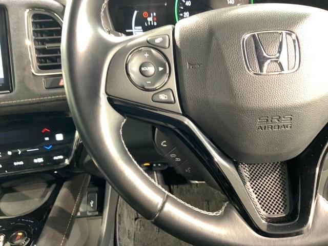 ヴェゼル ハイブリッドＲＳ・ホンダセンシング　１年保証　ワンオーナー　ナビＶＸＭ－１７５ＶＦＥｉ　ＴＶ　Ｒカメラ　ＣＤ録音　ＢＴオ－ディオ　ＤＶＤ　ドラレコ　ＥＴＣ　ＬＥＤライト　ＶＳＡ　シートヒーター　クルコン　アルミ　フォグ　スマートキー（10枚目）