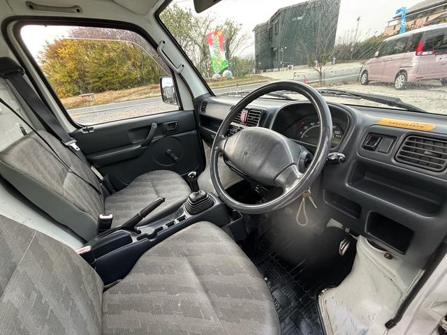 キャリイトラック ＫＵ　エアコン・パワステ３方開校（15枚目）