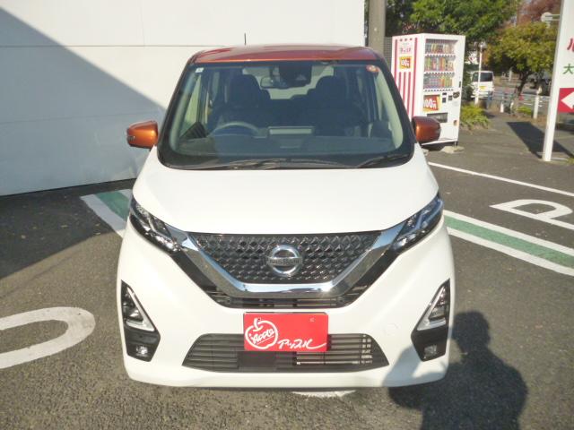 デイズ ハイウェイスター　Ｘ　エマージェンシーブレーキ　ツートンルーフ　純正９インチナビ　アラウンドビューモニター　フルセグテレビ　純正ナビ連動ドラレコ　インテリキー　プッシュスタート　走行距離無制限１年保証　ワンオーナー　禁煙車（2枚目）