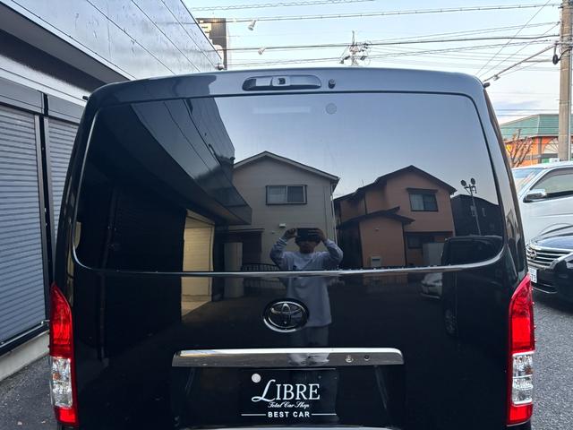 ハイエースバン スーパーGL ダークプライムII パナソニック10インチナビ、パノラミックビューモニター、両側パワースライドドア、レーンキープアシスト、デジタルインナーミラー、ETC、AC100V電源、LEDヘッドライト、リアエアコン、フルセグTV(22枚目)