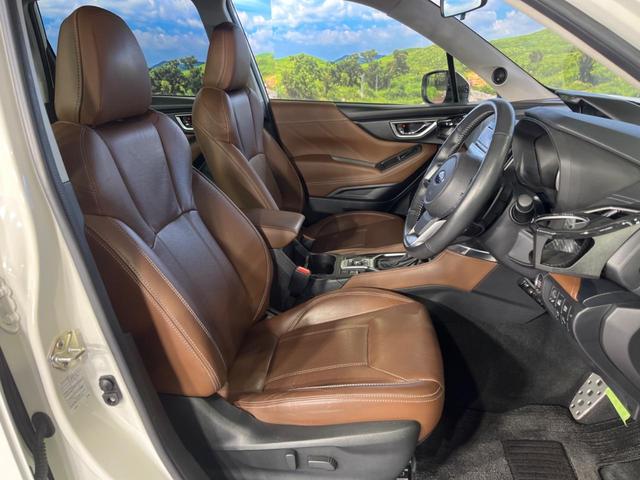 フォレスター アドバンス 8型ナビ 茶革シート 電動リアゲート ルーフレール バックカメラ シートヒーター パワーシート 衝突軽減 レーダークルーズ LEDヘッド&フォグ ドラレコ(8枚目)