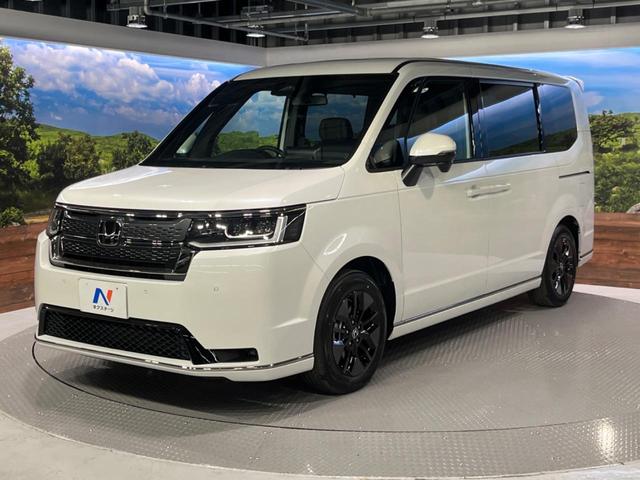 ステップワゴン スパーダ　登録済未使用車　純正１１型ナビ　両側電動ドア　バックカメラ　１００Ｖ電源　ハーフレザーシート　コーナーセンサー　スマートキー　ＬＥＤヘッド　純正１６インチアルミ　車線逸脱警報　オートライト（56枚目）