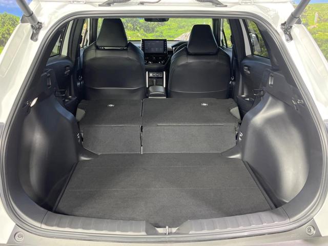 カローラクロス ハイブリッド Z 純正9型ディスプレイ 全周囲カメラ 衝突軽減 レーダークルーズ 純正AW ETC シートヒーター パワーシート 電動リアゲート スマートキー オートハイビーム LEDライト ハーフレザー(10枚目)