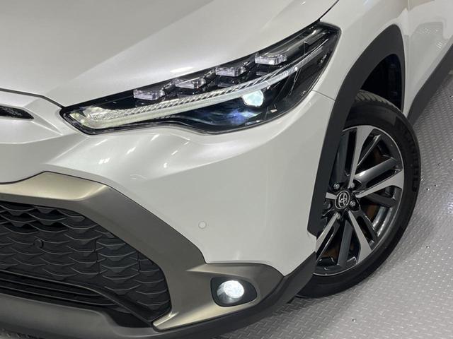 カローラクロス ハイブリッド Z 純正9型ディスプレイ 全周囲カメラ 衝突軽減 レーダークルーズ 純正AW ETC シートヒーター パワーシート 電動リアゲート スマートキー オートハイビーム LEDライト ハーフレザー(13枚目)