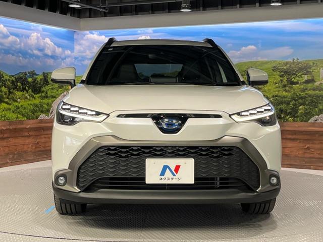 カローラクロス ハイブリッド Z 純正9型ディスプレイ 全周囲カメラ 衝突軽減 レーダークルーズ 純正AW ETC シートヒーター パワーシート 電動リアゲート スマートキー オートハイビーム LEDライト ハーフレザー(14枚目)