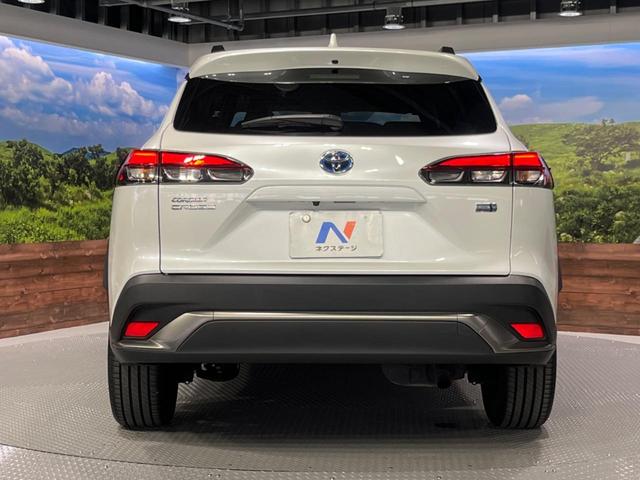 カローラクロス ハイブリッド Z 純正9型ディスプレイ 全周囲カメラ 衝突軽減 レーダークルーズ 純正AW ETC シートヒーター パワーシート 電動リアゲート スマートキー オートハイビーム LEDライト ハーフレザー(15枚目)