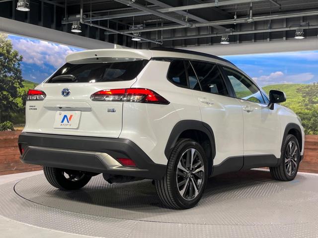 カローラクロス ハイブリッド Z 純正9型ディスプレイ 全周囲カメラ 衝突軽減 レーダークルーズ 純正AW ETC シートヒーター パワーシート 電動リアゲート スマートキー オートハイビーム LEDライト ハーフレザー(17枚目)