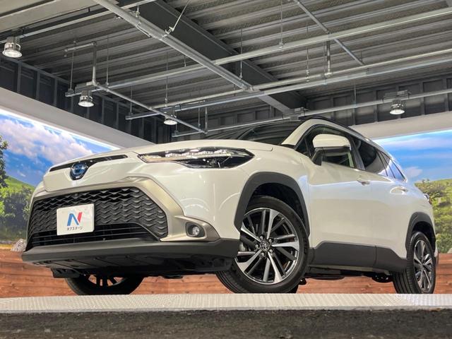カローラクロス ハイブリッド Z 純正9型ディスプレイ 全周囲カメラ 衝突軽減 レーダークルーズ 純正AW ETC シートヒーター パワーシート 電動リアゲート スマートキー オートハイビーム LEDライト ハーフレザー(20枚目)