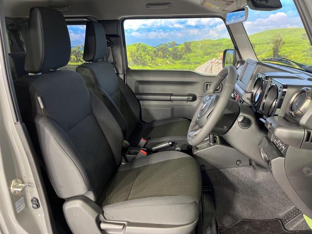 ジムニー ＸＣ　届出済未使用車　衝突軽減　クルコン　スマートキー　クリアランスソナー　純正ＡＷ　革巻きステアリング　車線逸脱防止　ヘッドライトウォッシャー　ドアミラーヒーター　ステアリングスイッチ（8枚目）