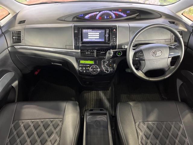 エスティマ アエラス　純正ＳＤナビ　両側電動ドア　クルコン　バックカメラ　７人乗り　スマートキー　ＨＩＤヘッドライト　フォグランプ　ドラレコ　純正１８ＡＷ（2枚目）