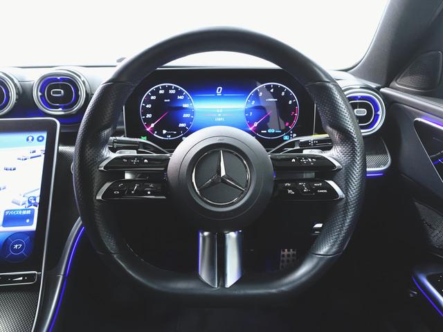 Ｃクラス Ｃ２００　アバンギャルド　リアアクスルステアリング　ＡＭＧライン　ベーシックパッケージ　Ｂｌｕｅｔｏｏｔｈ接続　ＥＴＣ　ＬＥＤヘッドライト　ＴＶ　アイドリングストップ　クルーズコントロール　コネクテッド機能　サイドカメラ　シートヒーター　トランクスルー（13枚目）