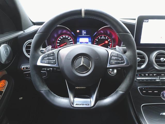 Cクラス C63 S エクスクルーシブパッケージ Bluetooth接続 CD DVD再生 ETC LEDヘッドライト TV アイドリングストップ クルーズコントロール シートヒーター トランクスルー ナビ バックモニター(14枚目)