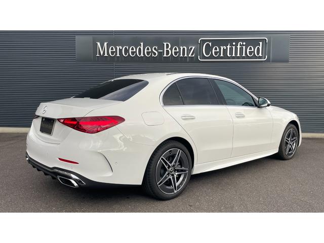 Cクラス C220dアバンギャルド AMGラインパッケージ レーダーセーフティ ナビゲーション ドライバーズP AMGライン セーフティビジョン 360°カメラ LEDライト スターパターングリル Bluetooth接続 ETC車載器 USB入力端子(4枚目)