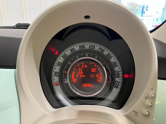 500 1.2 ポップ AppleCarplay Bluetooth USB ドライブレコーダー チェック柄シート バックカメラ イタリアンフラッグフェンダーバッジ(15枚目)