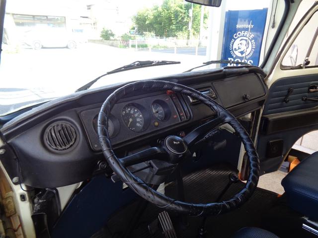 タイプII レイトバス ウォークスルーシート べバストヒーター VW純正ホイール Fディスクブレーキ 左ハンドル 1600cc 12V(7枚目)