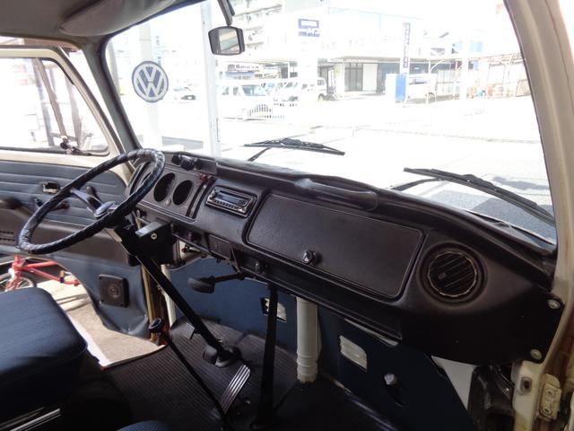 タイプII レイトバス ウォークスルーシート べバストヒーター VW純正ホイール Fディスクブレーキ 左ハンドル 1600cc 12V(8枚目)