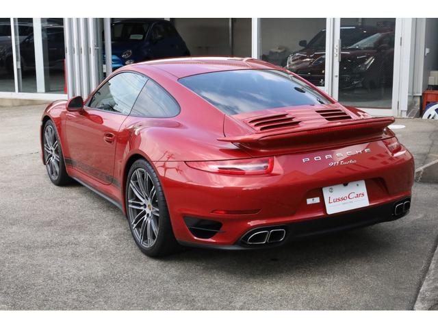 911ターボ 正規輸入車両 PDK エスプレッソレザーインテリア アマランスレッド(14枚目)
