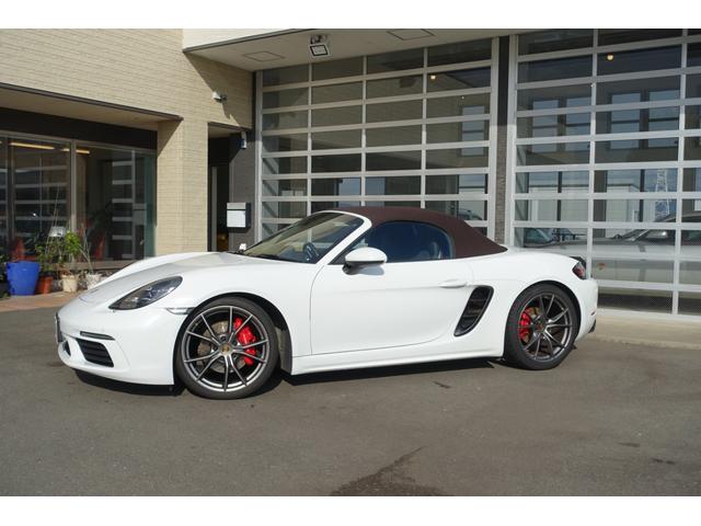 ７１８ボクスター ７１８ボクスターＳ　右Ｈ　ＰＤＫ　スポエグ　スポクロ　ＰＤＬＳ　ＰＡＳＭ　ブラウン幌　取説　保証書　スペアキー（7枚目）