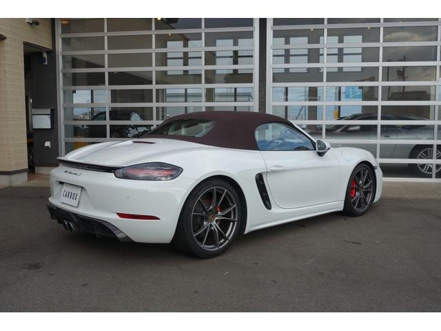 ７１８ボクスター ７１８ボクスターＳ　右Ｈ　ＰＤＫ　スポエグ　スポクロ　ＰＤＬＳ　ＰＡＳＭ　ブラウン幌　取説　保証書　スペアキー（24枚目）