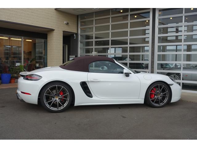 ７１８ボクスター ７１８ボクスターＳ　右Ｈ　ＰＤＫ　スポエグ　スポクロ　ＰＤＬＳ　ＰＡＳＭ　ブラウン幌　取説　保証書　スペアキー（25枚目）