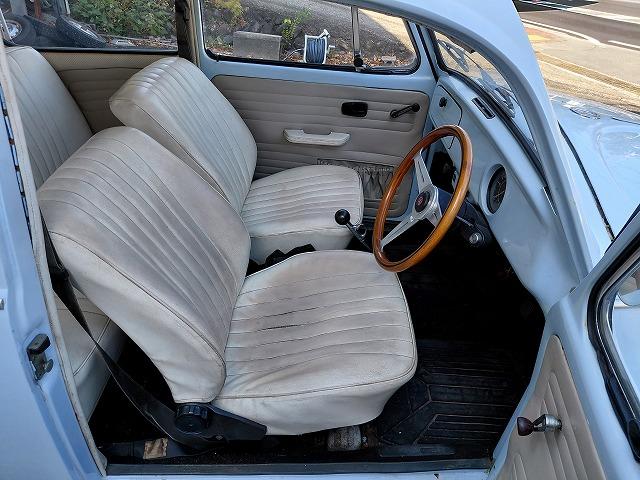 ビートル VINTAGEスタイル フロントタイヤNEW アジャスター ロアバックシート アルミランニングボード オーバルフード(12枚目)