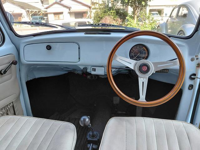 ビートル VINTAGEスタイル フロントタイヤNEW アジャスター ロアバックシート アルミランニングボード オーバルフード(14枚目)