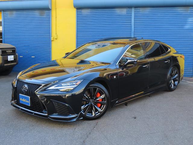 ＬＳ ＬＳ５００　Ｆスポーツ　ＴＲＤエアロ、２０２３後期改良モデル　トランクスポイラー　白黒革シート　サンルーフ　３眼ＬＥＤヘッド　シートヒーター　エアーシート　ヘッドアップディスプレイ　マークレビンソン　デジタルインナーミラー（5枚目）