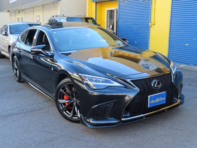ＬＳ ＬＳ５００　Ｆスポーツ　ＴＲＤエアロ、２０２３後期改良モデル　トランクスポイラー　白黒革シート　サンルーフ　３眼ＬＥＤヘッド　シートヒーター　エアーシート　ヘッドアップディスプレイ　マークレビンソン　デジタルインナーミラー（11枚目）