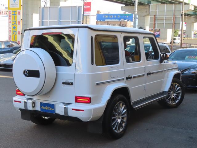 Gクラス G400d AMGライン マヌファクトゥーアプログラムプラス ラグジュアリーパッケージ 禁煙 サンルーフ 赤革 シートヒーター エアーシート ブラインドスポットモニター デジタルインナーミラー 360°カメラ ブルメスター(9枚目)