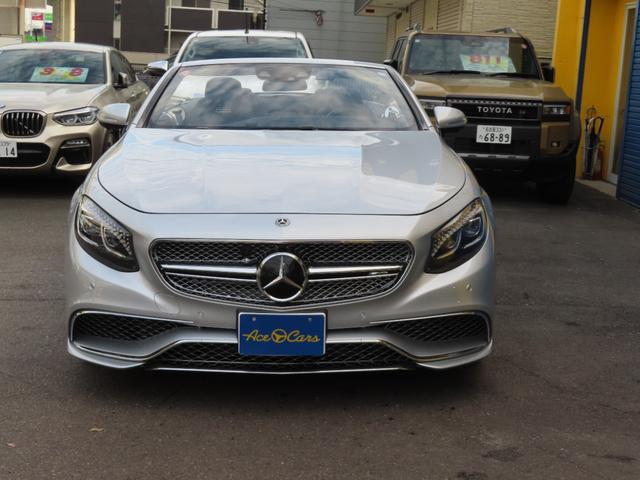 Sクラス S65 カブリオレ レーダーセーフティ AMG20インチ鍛造 1オーナー 黒designo Exclusiveナッパレザーシート シートヒーター エアーシート ブルメスター ヘッドアップディスプレイ 青幌 360°カメラ(2枚目)