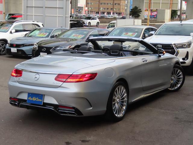 Sクラス S65 カブリオレ レーダーセーフティ AMG20インチ鍛造 1オーナー 黒designo Exclusiveナッパレザーシート シートヒーター エアーシート ブルメスター ヘッドアップディスプレイ 青幌 360°カメラ(9枚目)