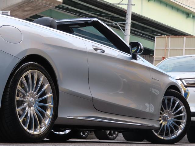 Sクラス S65 カブリオレ レーダーセーフティ AMG20インチ鍛造 1オーナー 黒designo Exclusiveナッパレザーシート シートヒーター エアーシート ブルメスター ヘッドアップディスプレイ 青幌 360°カメラ(18枚目)