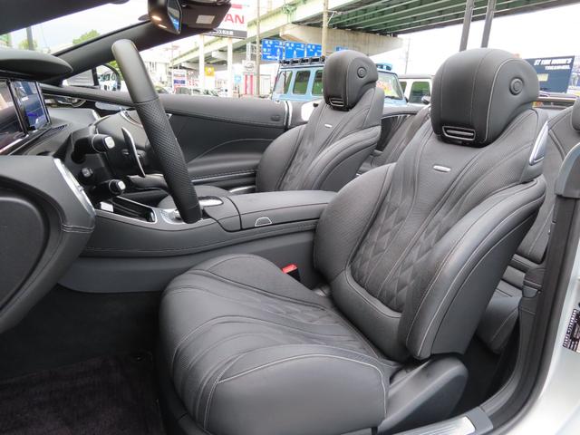Sクラス S65 カブリオレ レーダーセーフティ AMG20インチ鍛造 1オーナー 黒designo Exclusiveナッパレザーシート シートヒーター エアーシート ブルメスター ヘッドアップディスプレイ 青幌 360°カメラ(30枚目)