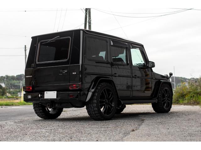 Ｇクラス Ｇ５００　ロング　ＢＲＡＢＵＳ　サンルーフ　黒革シート　バックカメラ　社外ヘッドライト　社外テールライト（3枚目）