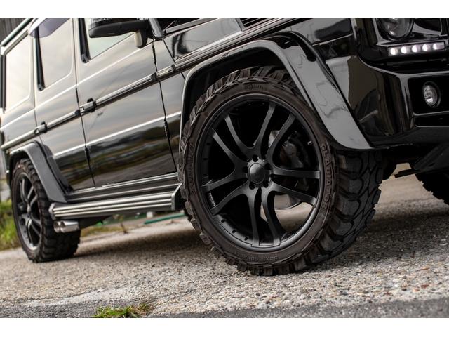 Ｇクラス Ｇ５００　ロング　ＢＲＡＢＵＳ　サンルーフ　黒革シート　バックカメラ　社外ヘッドライト　社外テールライト（20枚目）