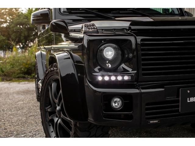 Ｇクラス Ｇ５００　ロング　ＢＲＡＢＵＳ　サンルーフ　黒革シート　バックカメラ　社外ヘッドライト　社外テールライト（24枚目）