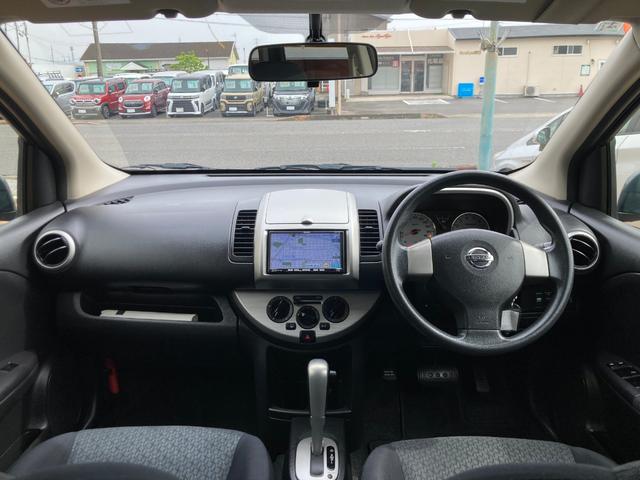 ノート １５Ｘ　ＳＶ　Ｅ１１型後期（最終モデル）Ｈ２４年式／走行６．８万キロ／車検２年＋整備＆保証付き／社外ＳＤナビ／地デジＴＶ／ＣＤ／ラジオ／スマートキー／電動格納式ドアミラー／ＧＯＯ故障診断（ＯＢＤ検査）実施済み車両／（7枚目）